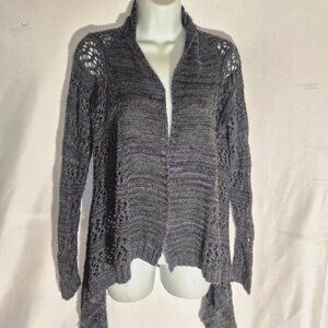 CHARLOTTE RUSSE Knit Shawl long sweater in size Small